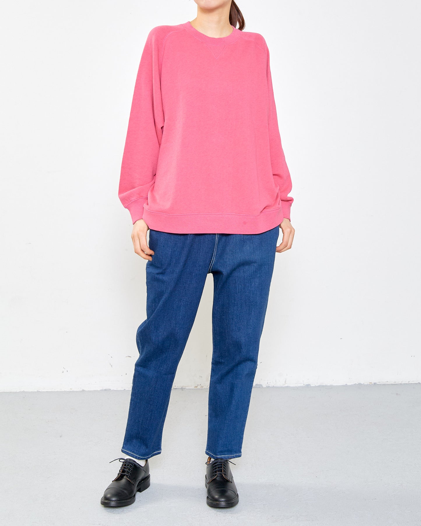 LOOPWEELED FRENCH TERRY FRENCH SLEEVE 26004WM-0908 / LILOU&LILY ﾘﾙｱﾝﾄﾞﾘﾘｰ
