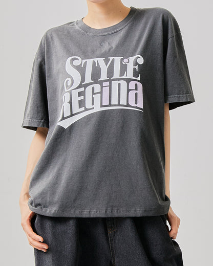 6.1OZ PIGMENT DYED STYLE REGINA AH604-0708 /ALLHOURS ｵｰﾙｱﾜｰｽﾞ