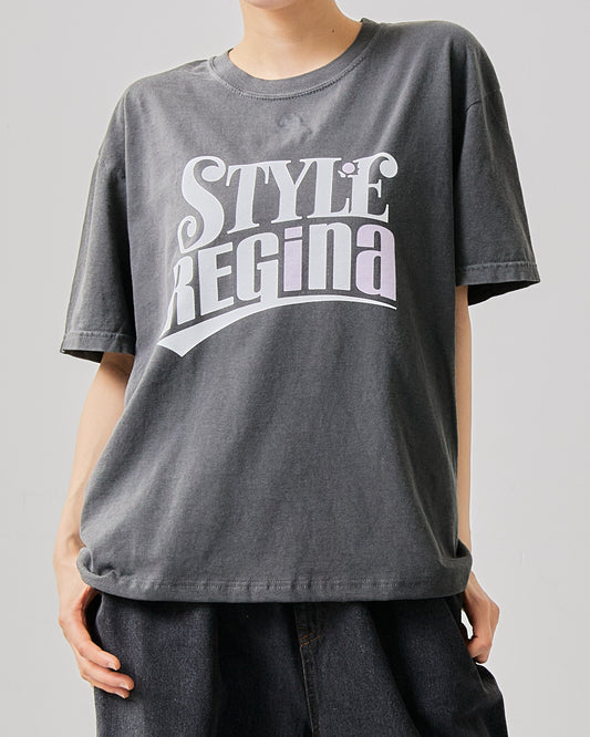 6.1OZ PIGMENT DYED STYLE REGINA AH604-0708 /ALLHOURS ｵｰﾙｱﾜｰｽﾞ
