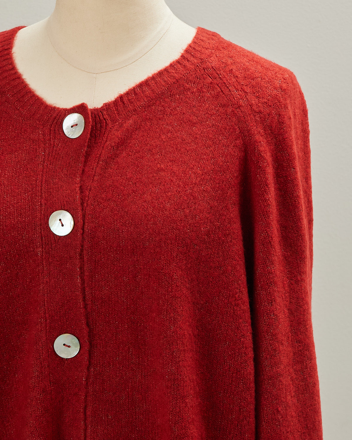 7GAUZE RIB KNIT CARDIGAN 2601019 / HIBINE