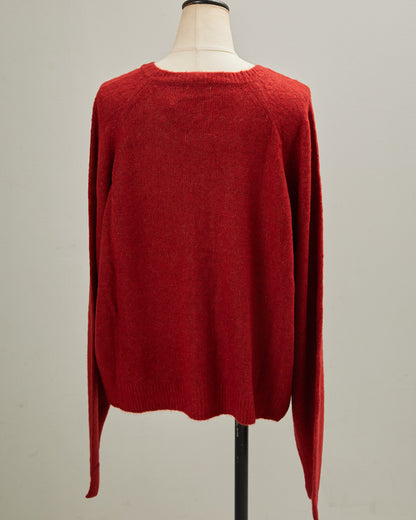 7GAUZE RIB KNIT CARDIGAN 2601019 / HIBINE