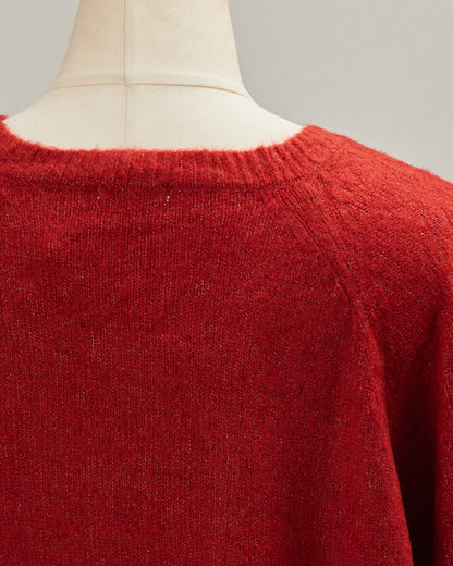 7GAUZE RIB KNIT CARDIGAN 2601019 / HIBINE