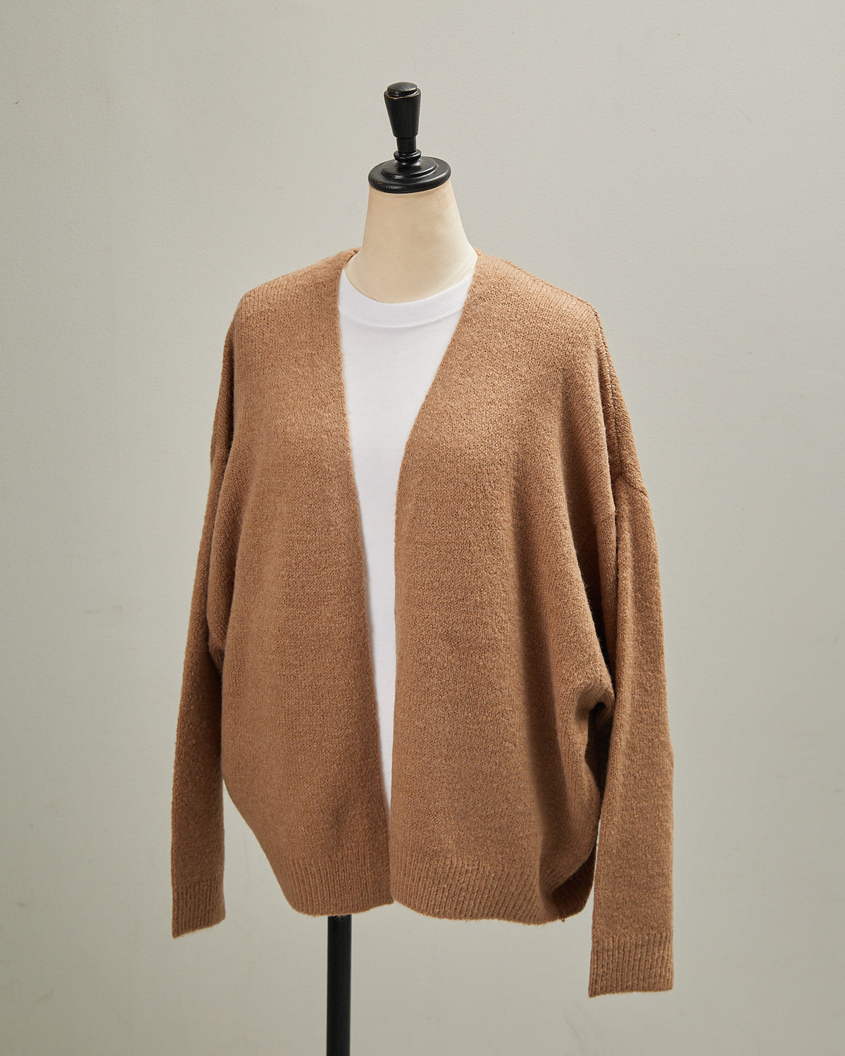 5GAUZE KNIT CARDIGAN 2601021 / HIBINE
