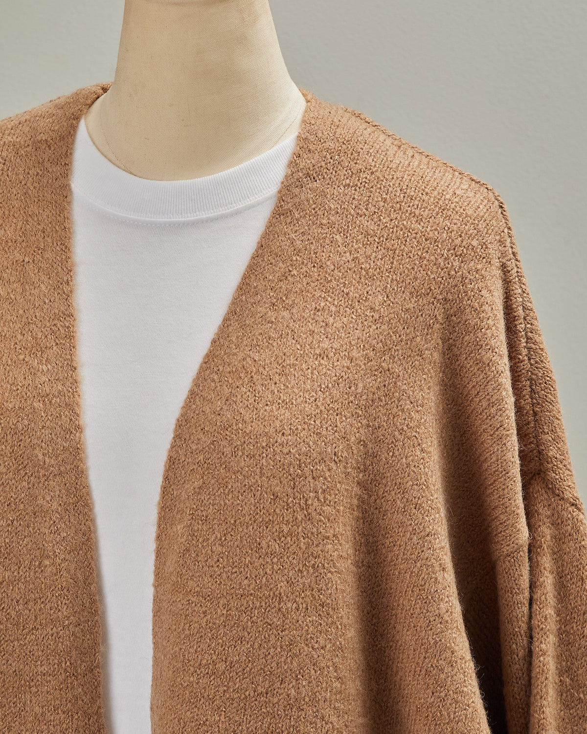 5GAUZE KNIT CARDIGAN 2601021 / HIBINE