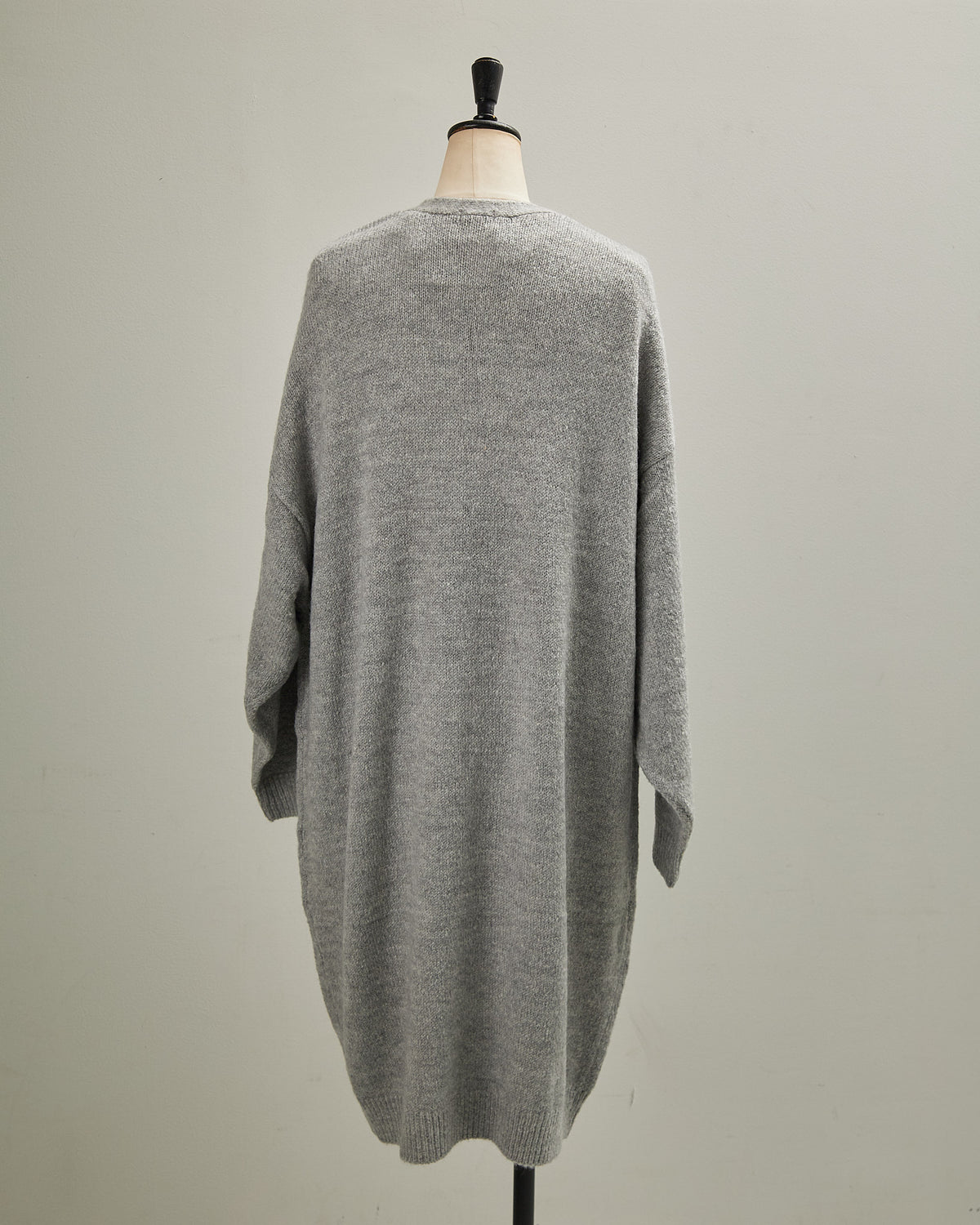 5GAUZE KNIT LONG CARDIGAN 2601022 / HIBINE