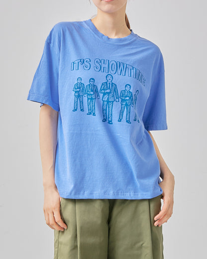 6.1OZ PIGMENT DYED IT'S SHOWTIME AH604-0707 /ALLHOURS ｵｰﾙｱﾜｰｽﾞ