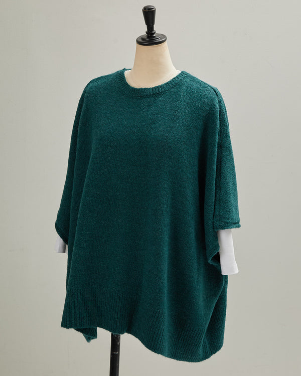5GAUZE KNIT WIDE VEST 2601020 / HIBINE
