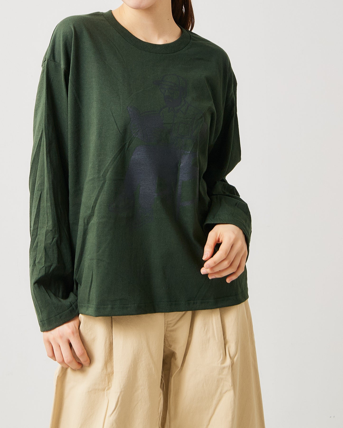 6.0オンス 長袖Ｔシャツ-BOOK LOVER- AH510-0101 /ALLHOURS ｵｰﾙｱﾜｰｽﾞ