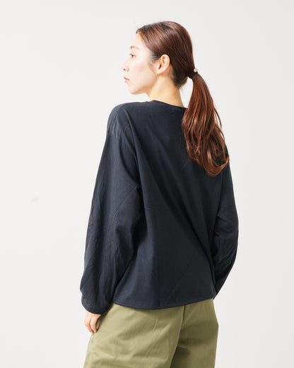 6.0オンス 長袖Ｔシャツ-BOOK LOVER- AH510-0101 /ALLHOURS ｵｰﾙｱﾜｰｽﾞ