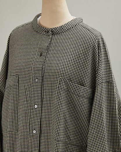 CHECK&STRIPE BACK RIBBON OP 2601008 / HIBINE