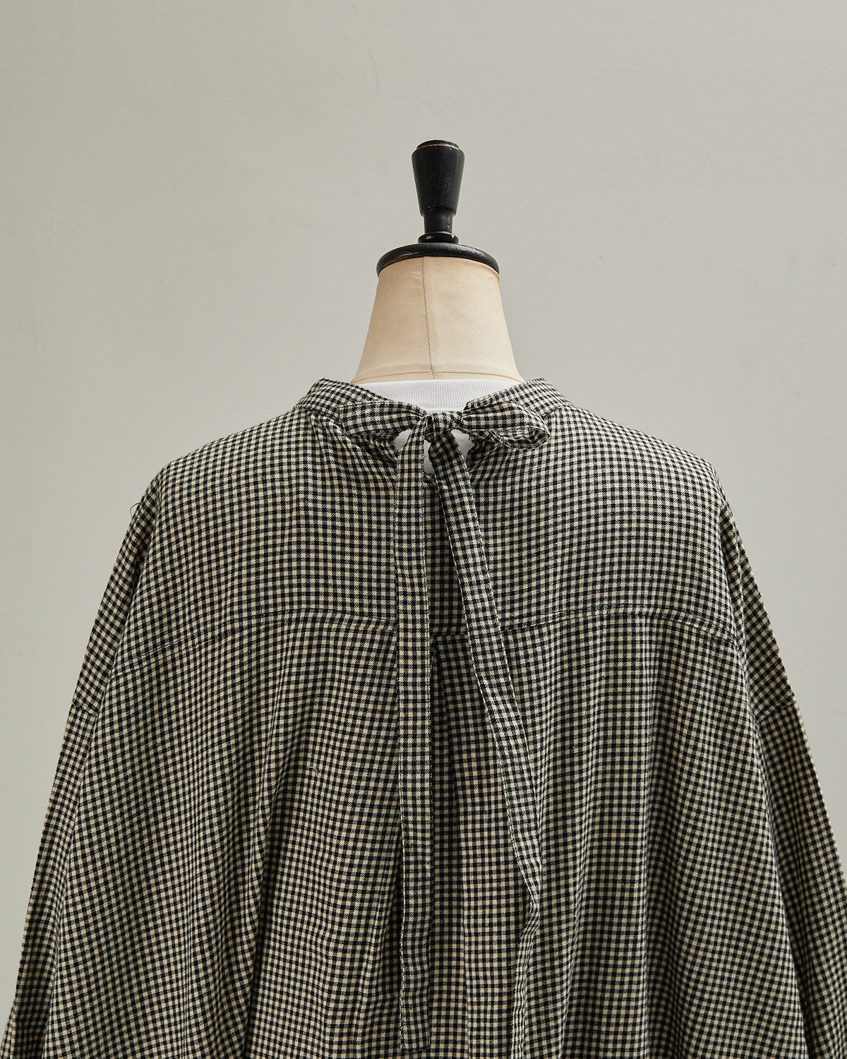 CHECK&STRIPE BACK RIBBON OP 2601008 / HIBINE