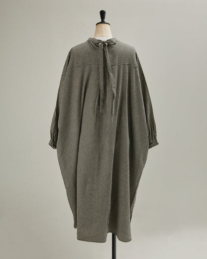 CHECK&STRIPE BACK RIBBON OP 2601008 / HIBINE